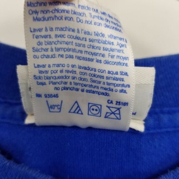 Vintage Universal Studios Blue Short Sleeved Graphic Tee Size Large - Picture 12 of 12